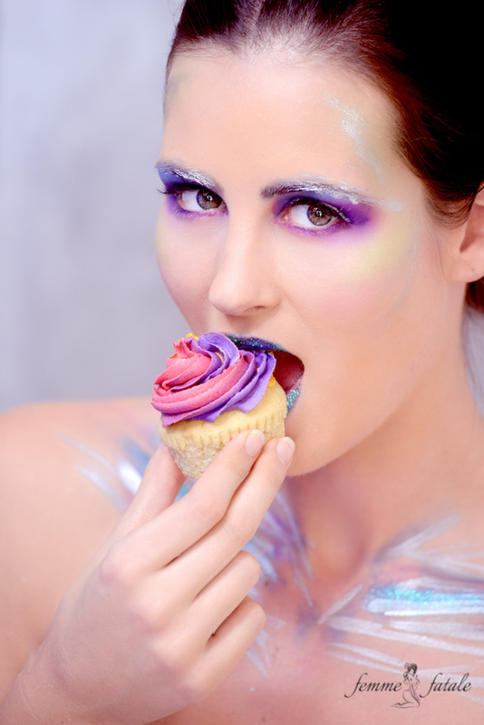 Rainbow Cupcake Concept Shoot