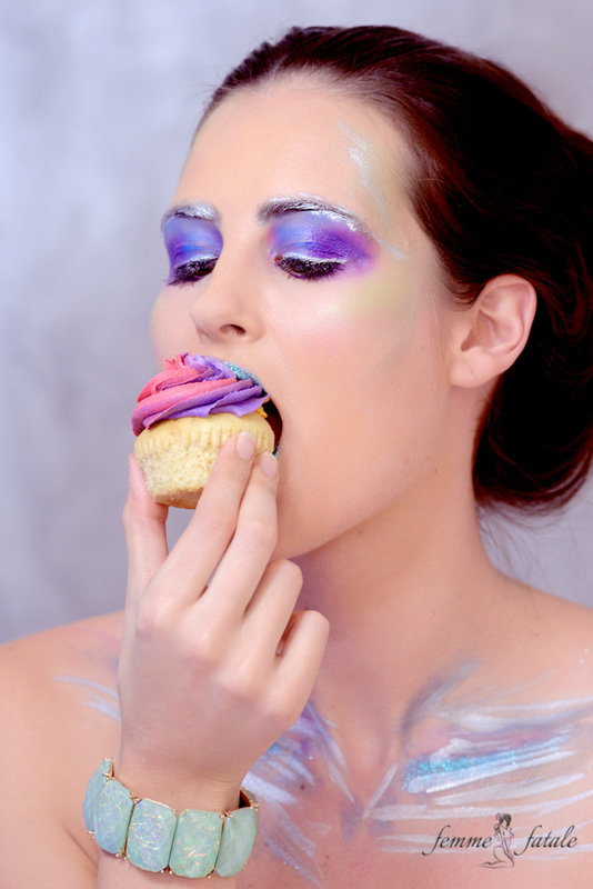 Rainbow Cupcake Concept Shoot